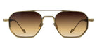 Philippe V® No26 PHI No26 Gold Frame Brown Gradient Lens 51 - Gold Frame - Brown Gradient Lens Sunglasses