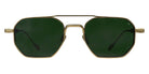 Philippe V® No26 PHI No26 Gold Frame Green Lens 51 - Gold Frame - Green Lens Sunglasses