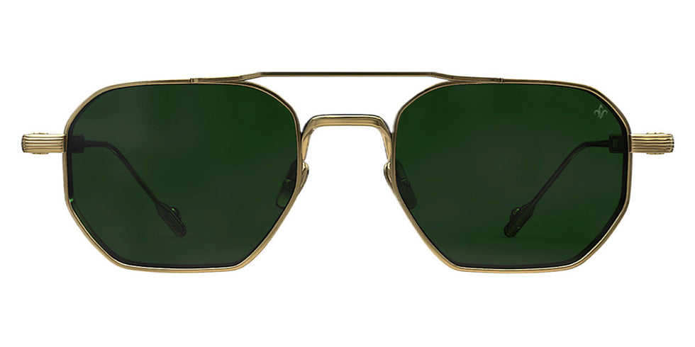 Philippe V® No26 PHI No26 Gold Frame Green Lens 51 - Gold Frame - Green Lens Sunglasses
