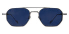 Philippe V® No26 PHI No26 Silver Frame Blue Polarised Lens 51 - Silver Frame - Blue Polarised Lens Sunglasses