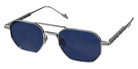 Philippe V® No26 PHI No26 Silver Frame Blue Polarised Lens 51 - Silver Frame - Blue Polarised Lens Sunglasses