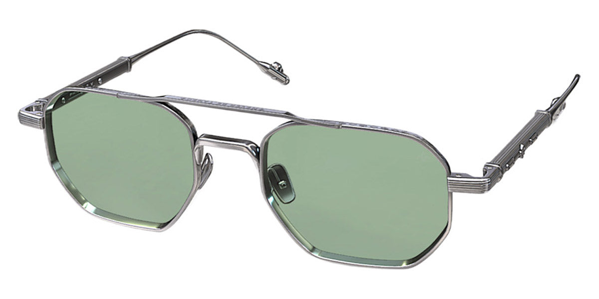 Philippe V® No26 PHI No26 Silver Frame Jelly Green PTC Lens 51 - Silver Frame - Jelly Green PTC Lens Sunglasses