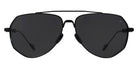 Philippe V® No27 PHI No27 Black Matt Frame Grey Lens 60 - Black Matt Frame - Grey Lens Sunglasses