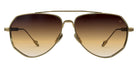 Philippe V® No27 PHI No27 Gold Frame Brown Gradient Lens 60 - Gold Frame - Brown Gradient Lens Sunglasses