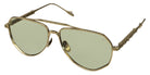 Philippe V® No27 PHI No27 Gold Frame Jelly Yellow PTC Lens 60 - Gold Frame - Jelly Yellow PTC Lens Sunglasses