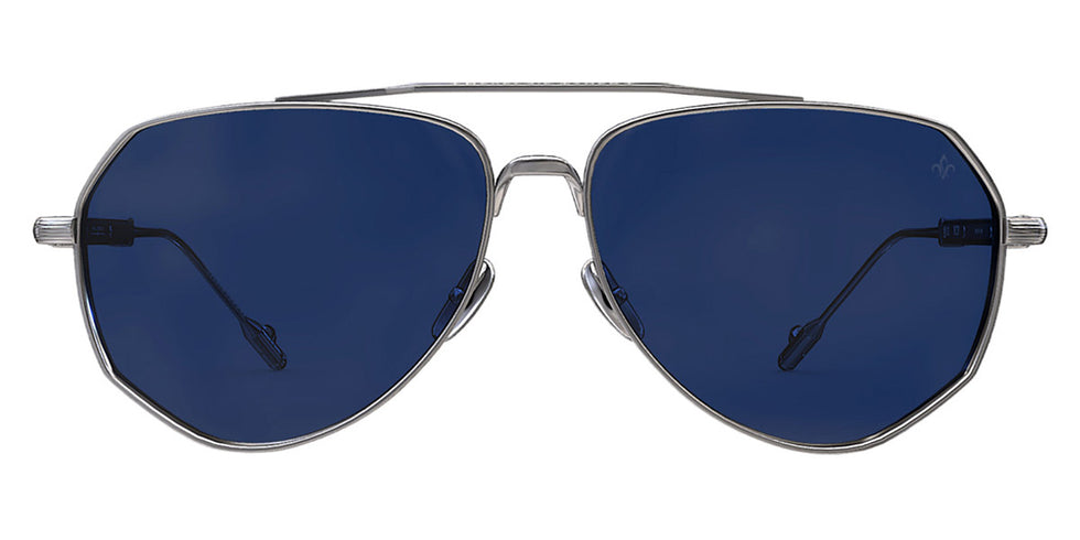 Philippe V® No27 PHI No27 Silver Frame Blue Polarised Lens 60 - Silver Frame - Blue Polarised Lens Sunglasses