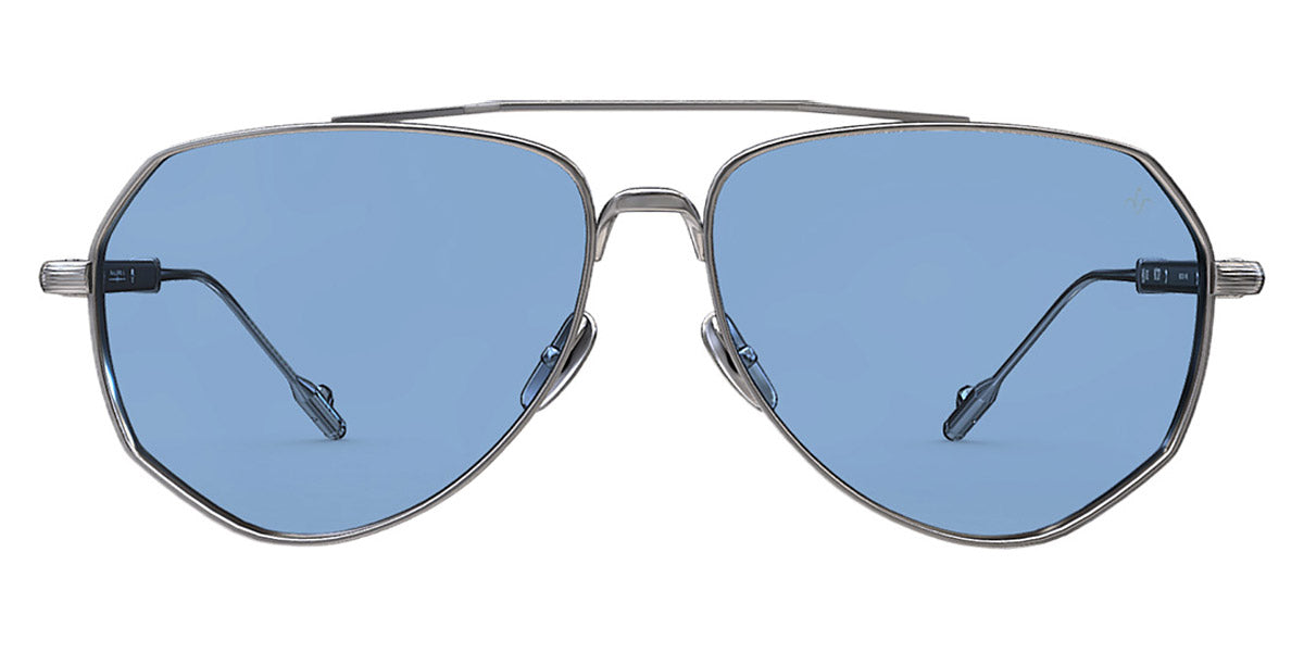 Philippe V® No27 PHI No27 Silver Frame Jelly Blue PTC Lens 60 - Silver Frame - Jelly Blue PTC Lens Sunglasses