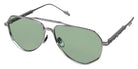 Philippe V® No27 PHI No27 Silver Frame Jelly Green PTC Lens 60 - Silver Frame - Jelly Green PTC Lens Sunglasses