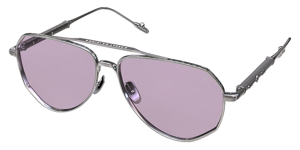 Philippe V® No27 PHI No27 Silver Frame Jelly Pink PTC Lens 60 - Silver Frame - Jelly Pink PTC Lens Sunglasses