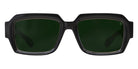 Philippe V® No28 PHI No28 Black/Gold Frame Green Lens 53 - Black/Gold Frame - Green Lens Sunglasses