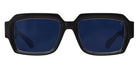 Philippe V® No28 PHI No28 Black/Silver Frame Blue Polarised Lens 53 - Black/Silver Frame - Blue Polarised Lens Sunglasses