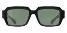 Philippe V® No28 PHI No28 Black/Silver Frame Jelly Green PTC Lens 53 - Black/Silver Frame - Jelly Green PTC Lens Sunglasses