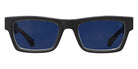 Philippe V® No29 PHI No29 Black/Silver Frame Blue Polarised Lens 52 - Black/Silver Frame - Blue Polarised Lens Sunglasses
