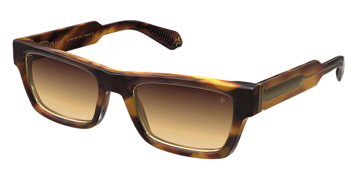 Philippe V® No29 PHI No29 Tort/Silver Frame Brown Gradient Lens 52 - Tort/Silver Frame - Brown Gradient Lens Sunglasses