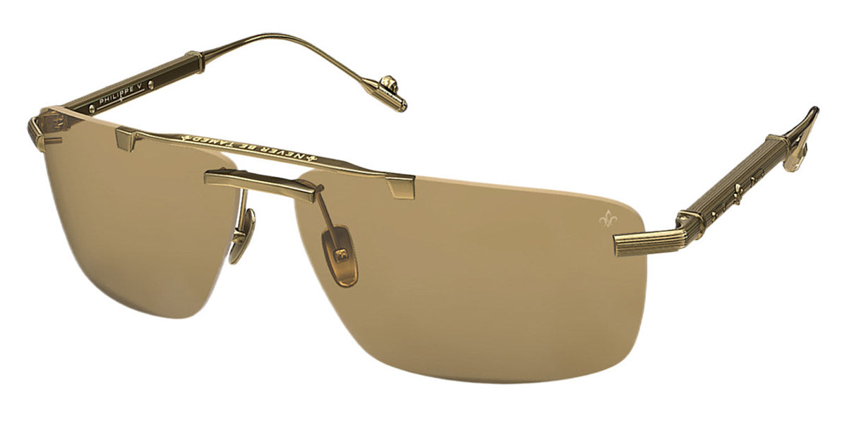 Philippe V® No30 PHI No30 Gold Frame Jelly Orange PTC Lens 64 - Gold Frame - Jelly Orange PTC Lens Sunglasses