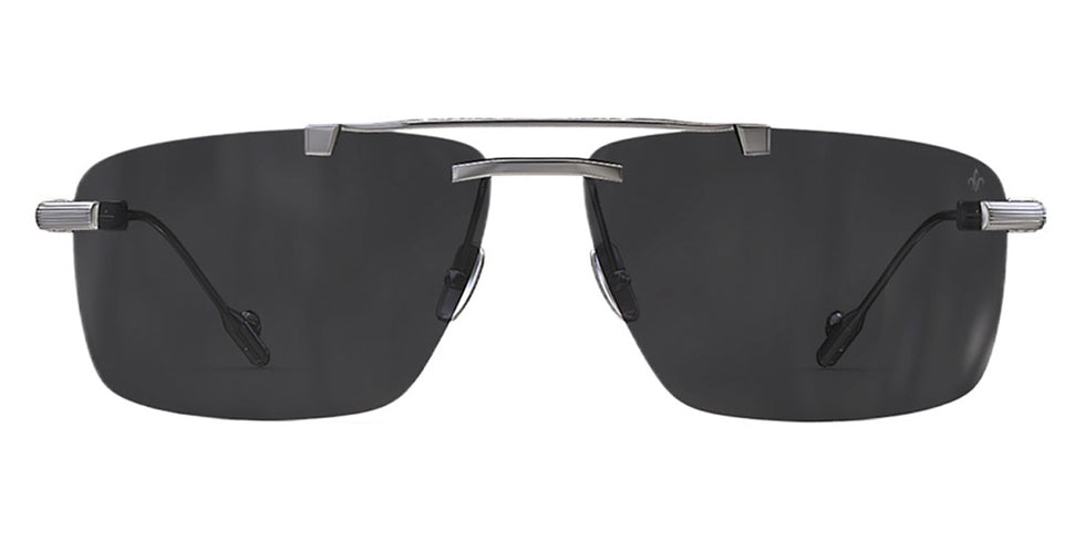 Philippe V® No30 PHI No30 Silver Frame Grey Lens 64 - Silver Frame - Grey Lens Sunglasses