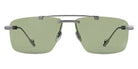 Philippe V® No30 PHI No30 Silver Frame Jelly Olive PTC Lens 64 - Silver Frame - Jelly Olive PTC Lens Sunglasses
