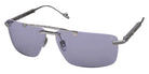 Philippe V® No30 PHI No30 Silver Frame Jelly Purple PTC Lens 64 - Silver Frame - Jelly Purple PTC Lens Sunglasses