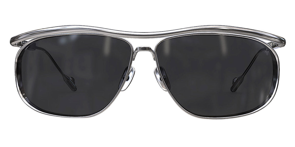 Philippe V® No31 PHI No31 Silver Frame Grey Lens 64 - Silver Frame - Grey Lens Sunglasses