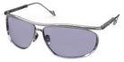 Philippe V® No31 PHI No31 Silver Frame Jelly Purple PTC Lens 64 - Silver Frame - Jelly Purple PTC Lens Sunglasses