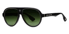 Philippe V® No4.1 PHI No4.1 Black Frame Green Gradient Lens 58 - Black Frame - Green Gradient Lens Sunglasses
