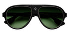 Philippe V® No4.1 PHI No4.1 Black Frame Green Gradient Lens 58 - Black Frame - Green Gradient Lens Sunglasses