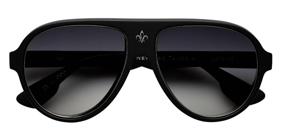 Philippe V® No4.1 PHI No4.1 Black Matt Frame Grey Gradient Lens 58 - Black Matt Frame - Grey Gradient Lens Sunglasses