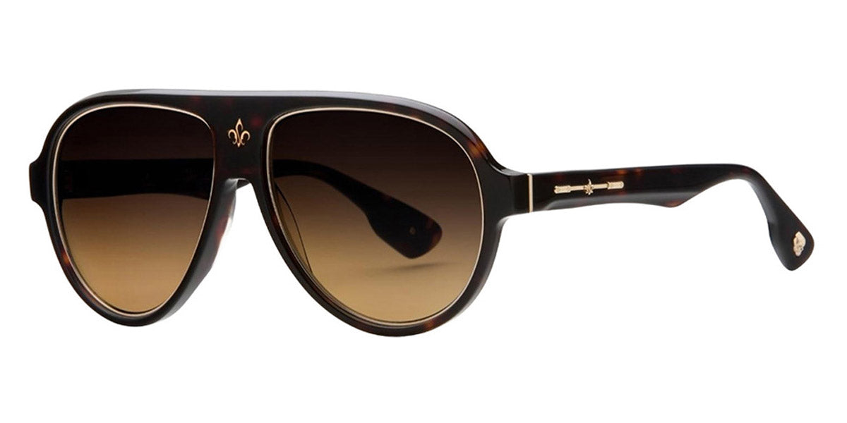 Philippe V® No4.1 PHI No4.1 Tort Frame Brown Gradient Lens 58 - Tort Frame - Brown Gradient Lens Sunglasses