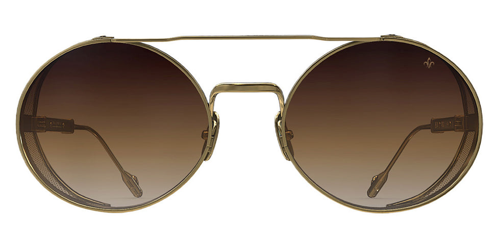 Philippe V® No5.2 PHI No5.2 Gold Frame Brown Gradient Lens 55 - Gold Frame - Brown Gradient Lens Sunglasses