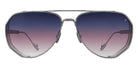 Philippe V® No7.2 PHI No7.2 Silver Frame Sunset83 Gradient Lens 61 - Silver Frame - Sunset83 Gradient Lens Sunglasses