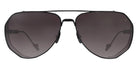 Philippe V® No7.2 PHI No7.2 Black Matt Frame Grey Flashed Gradient Lens 61 - Black Matt Frame - Grey Flashed Gradient Lens Sunglasses