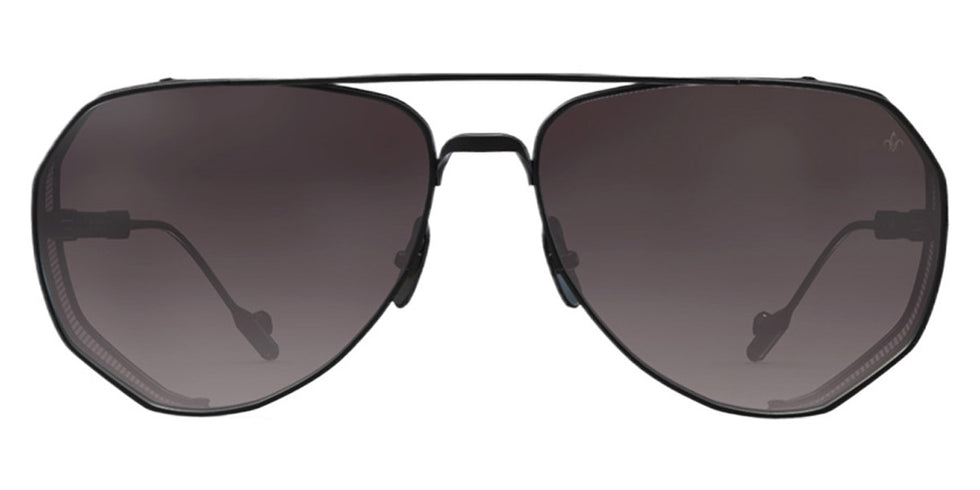 Philippe V® No7.2 PHI No7.2 Black Matt Frame Grey Flashed Gradient Lens 61 - Black Matt Frame - Grey Flashed Gradient Lens Sunglasses