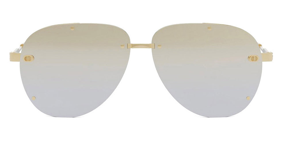 Dior® NEODIOR A1U CD NEODIOR A1U B0H4 61 - B0H4 Shiny Light Nickeltin / Smoke Mirror Sunglasses