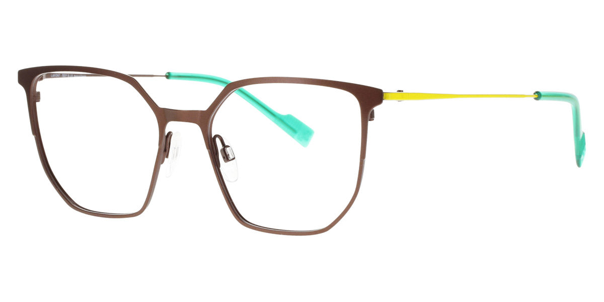 Lafont® Oblique LAF OBLIQUE 5537 52 - Brown Eyeglasses
