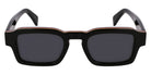 Paul Smith® LATIMER PSM PS24621S 001 49 - 001 Black Multistripes Sunglasses