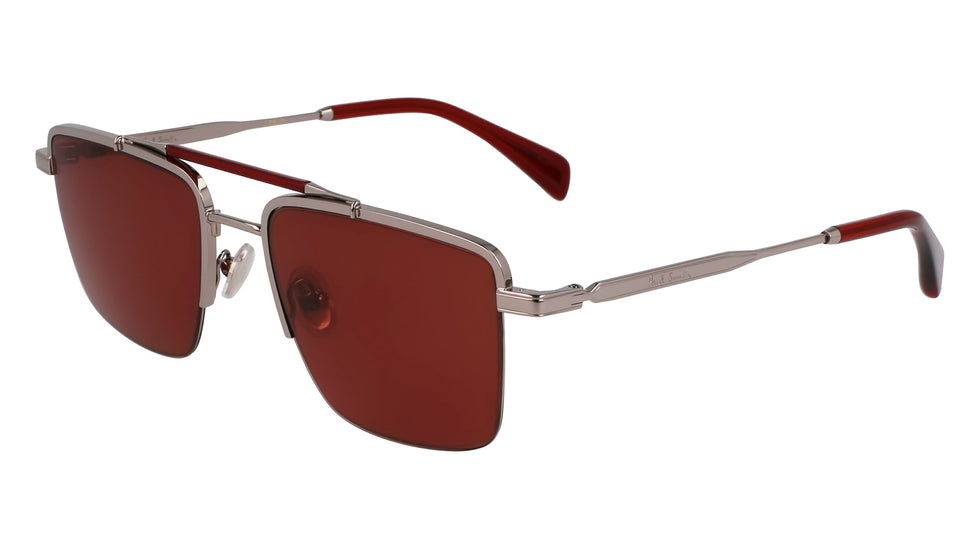 Paul Smith® Landor PSM PS24109S 038 55 - 038 Gunmetal/Red Sunglasses