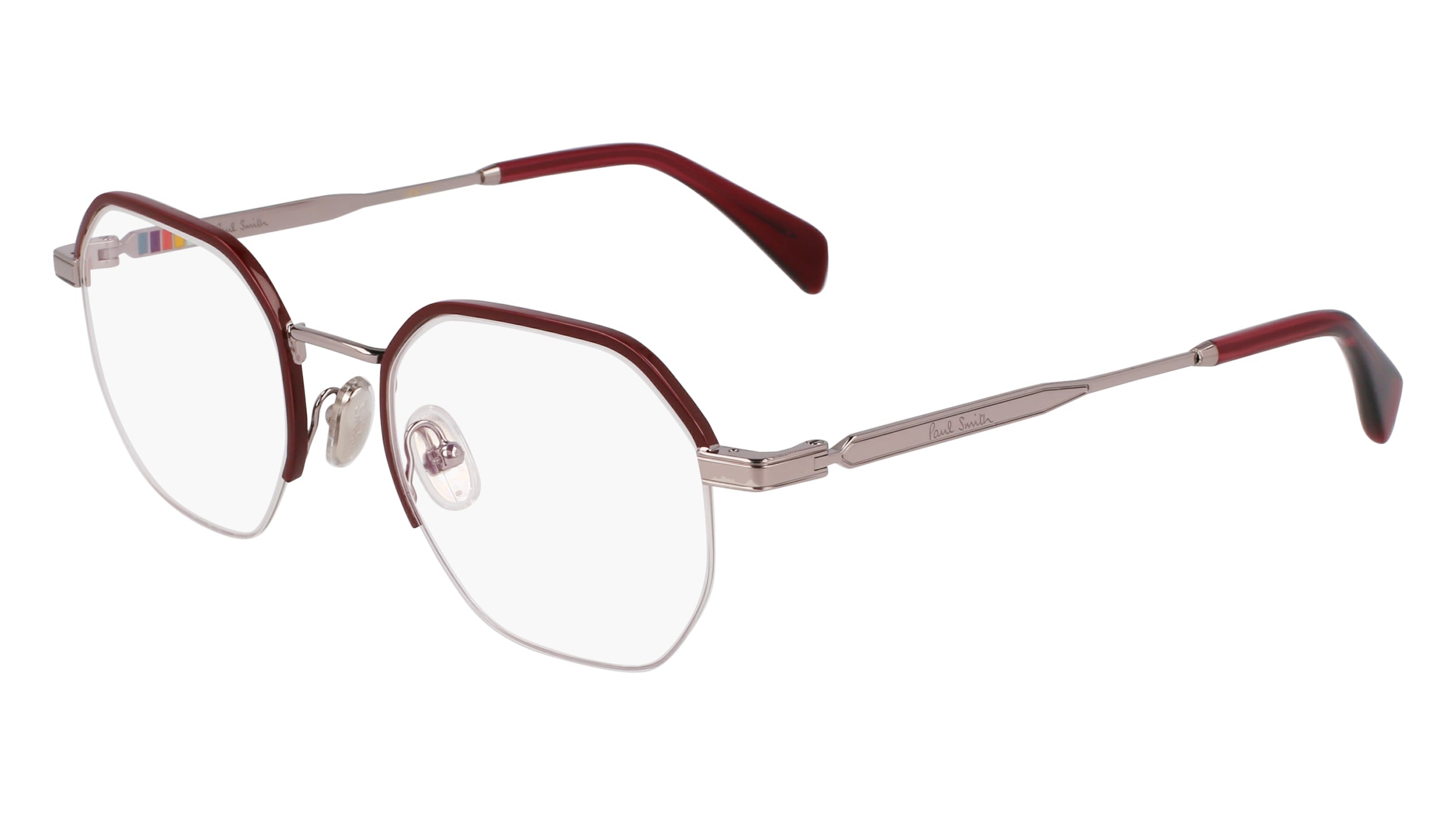 Paul Smith® Lovell PSM PS24113 038 51 - 038 Gunmetal/Red Eyeglasses