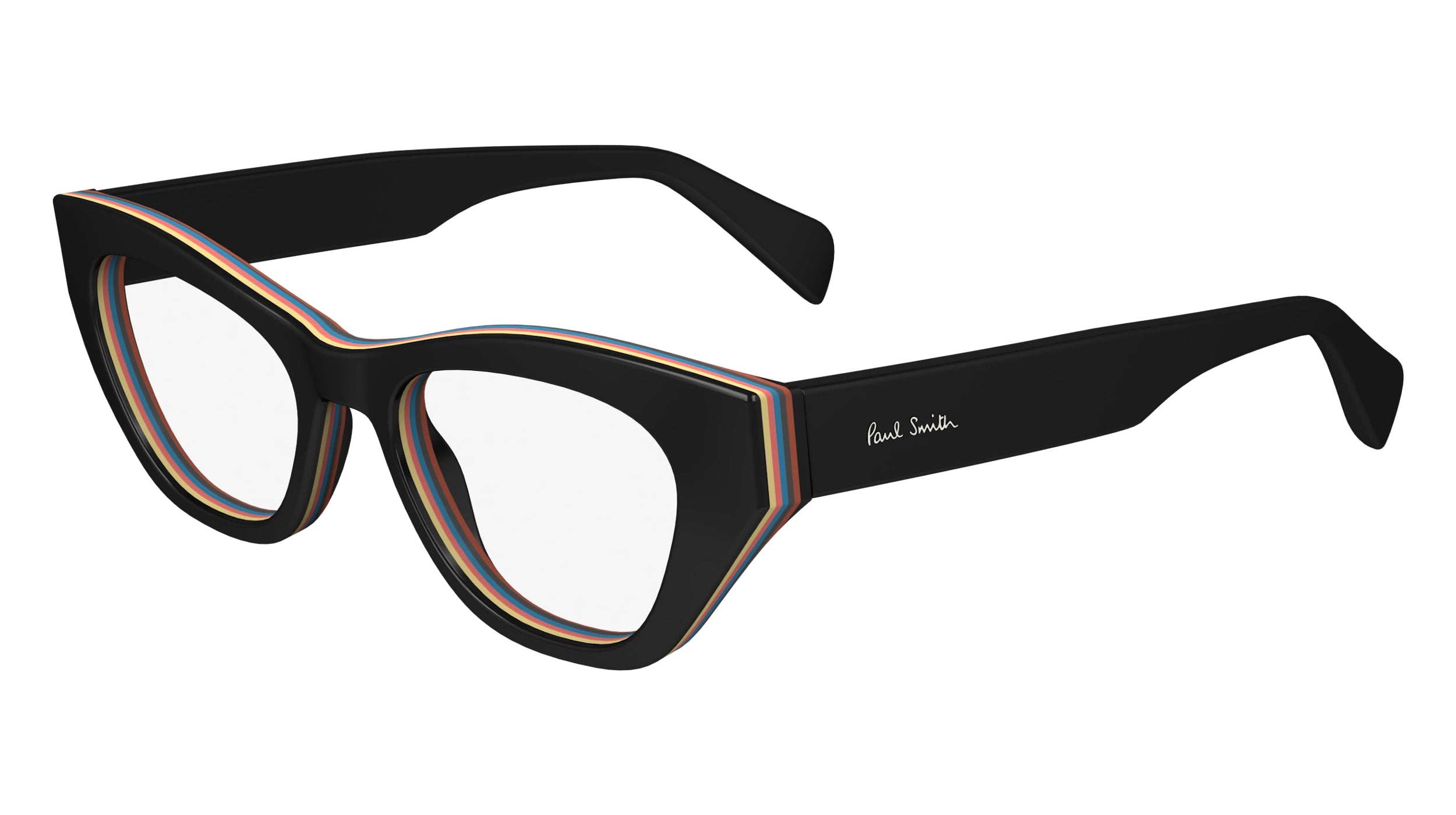 Paul Smith® Korda PSM PS24606 001 50 - 001 Black Multistripes Eyeglasses