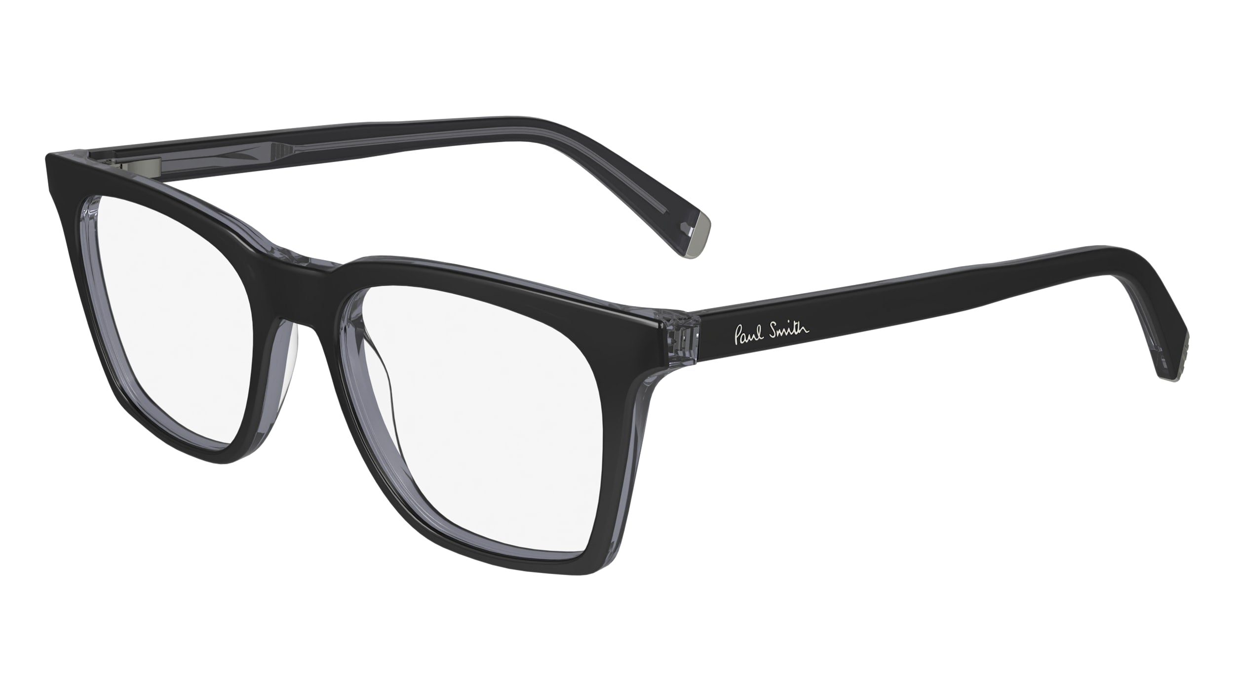 Paul Smith® Keston PSM PS24608 001 51 - 001 Black/Transparent Grey Eyeglasses