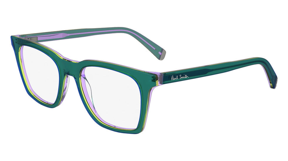 Paul Smith® Keston PSM PS24608 300 51 - 300 Green/Yellow/Lilac Eyeglasses