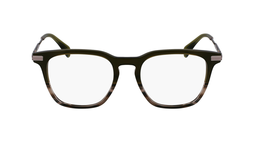 Paul Smith® Ledbury PSM PS24624 318 50 - 318 Transparent Olive/Striped Ol Eyeglasses