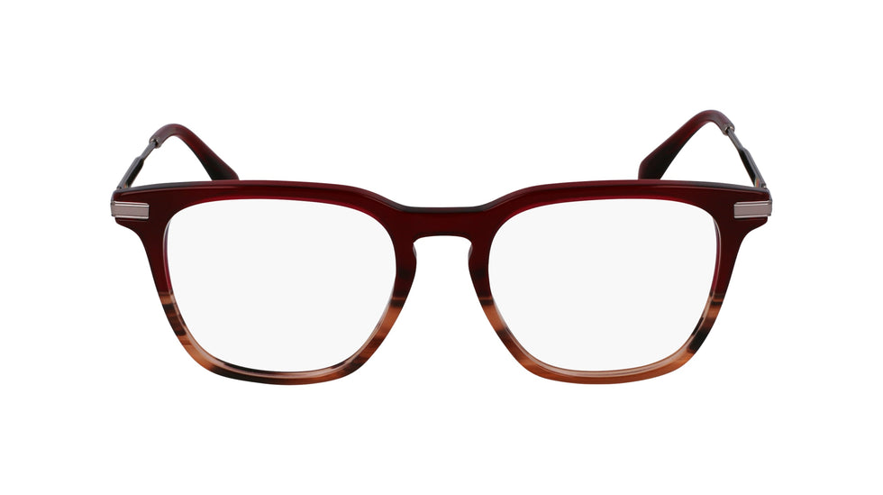 Paul Smith® Ledbury PSM PS24624 602 50 - 602 Transparent Bordeaux/Striped Eyeglasses