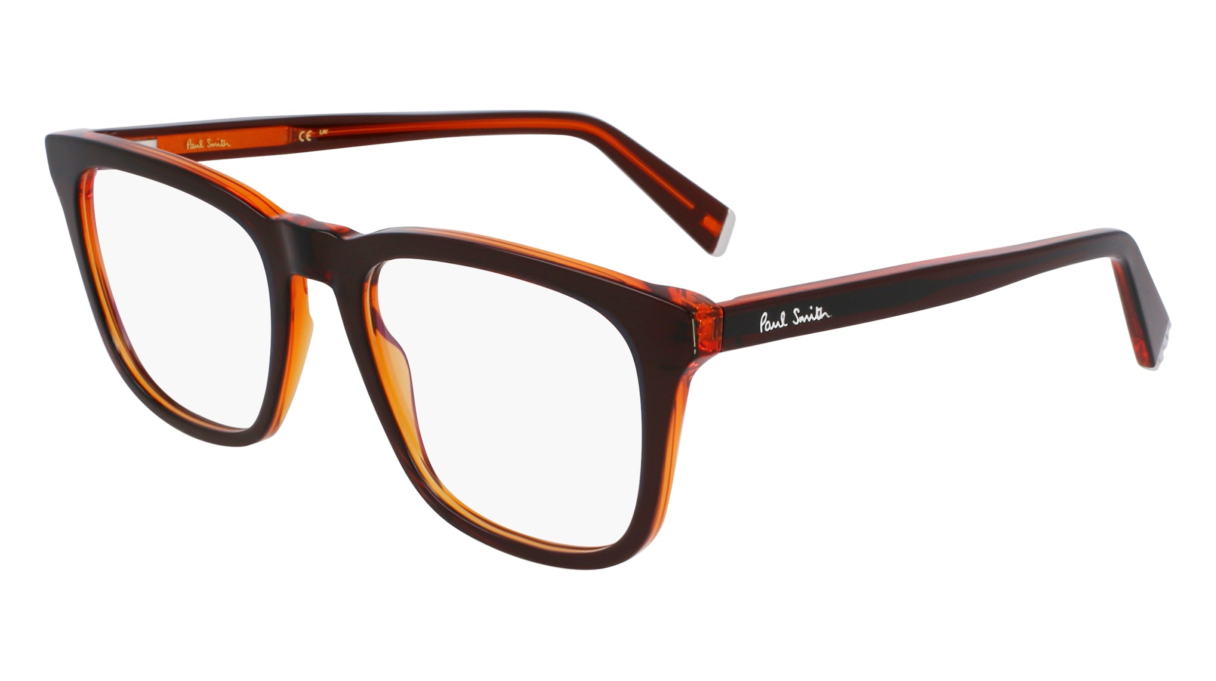 Paul Smith® Lammas PSM PS24627 602 51 - 602 Burgundy/Orange Eyeglasses