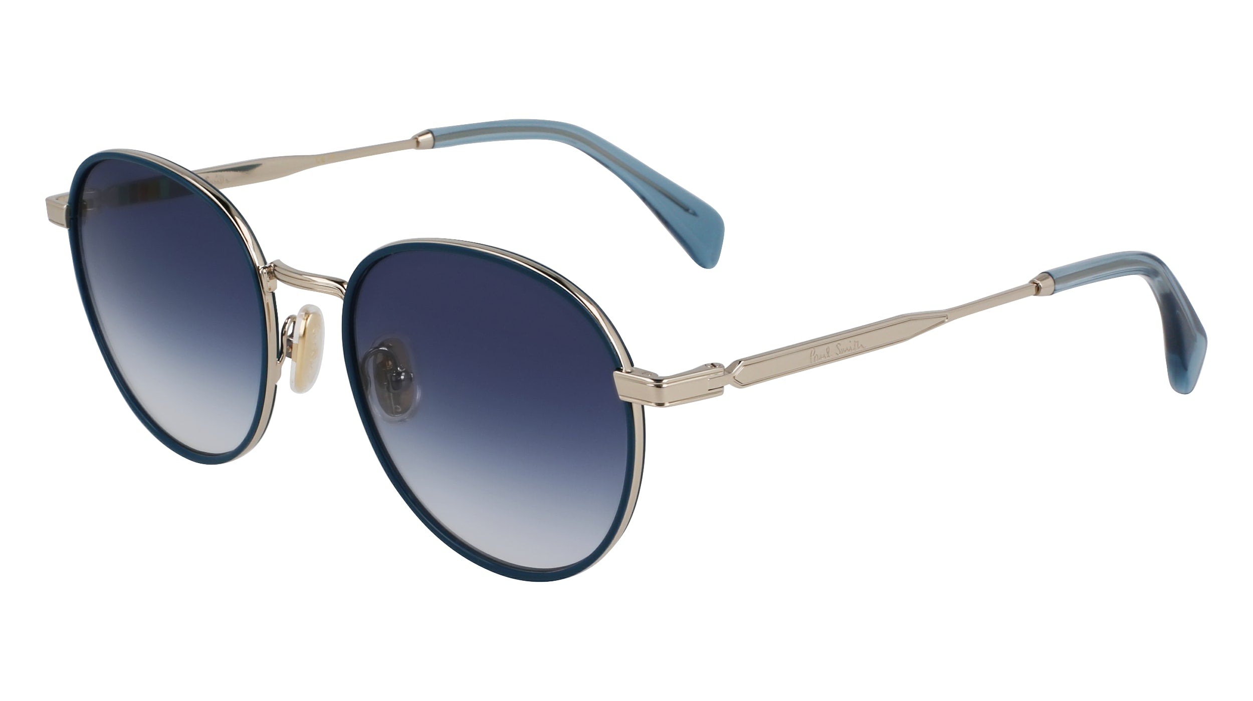 Paul Smith® Mabley PSM PS25100S 710 53 - 710 Light Gold/Petrol Sunglasses
