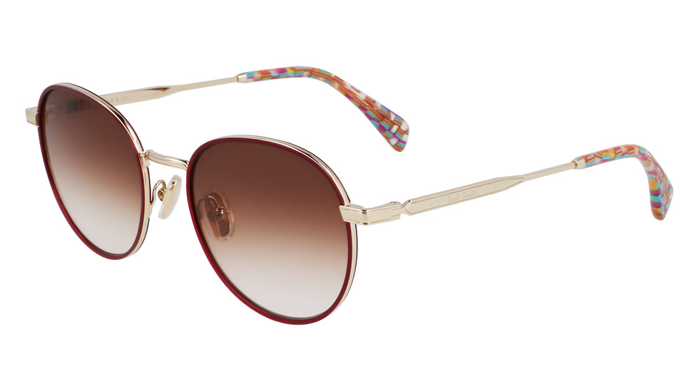 Paul Smith® Mabley PSM PS25100S 722 53 - 722 Gold/Burgundy Sunglasses