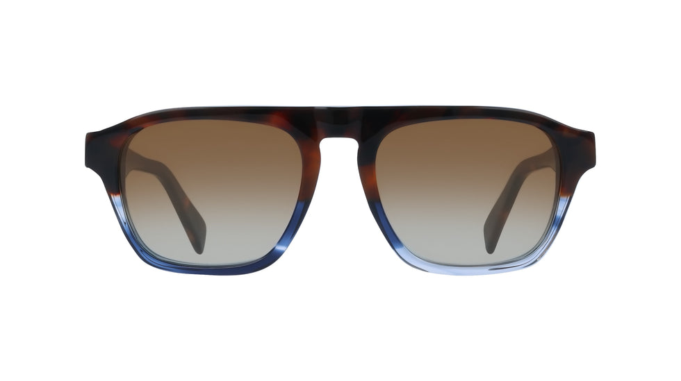 Paul Smith® Macleod PSM PS25602S 215 54 - 215 Havana/Striped Blue Sunglasses