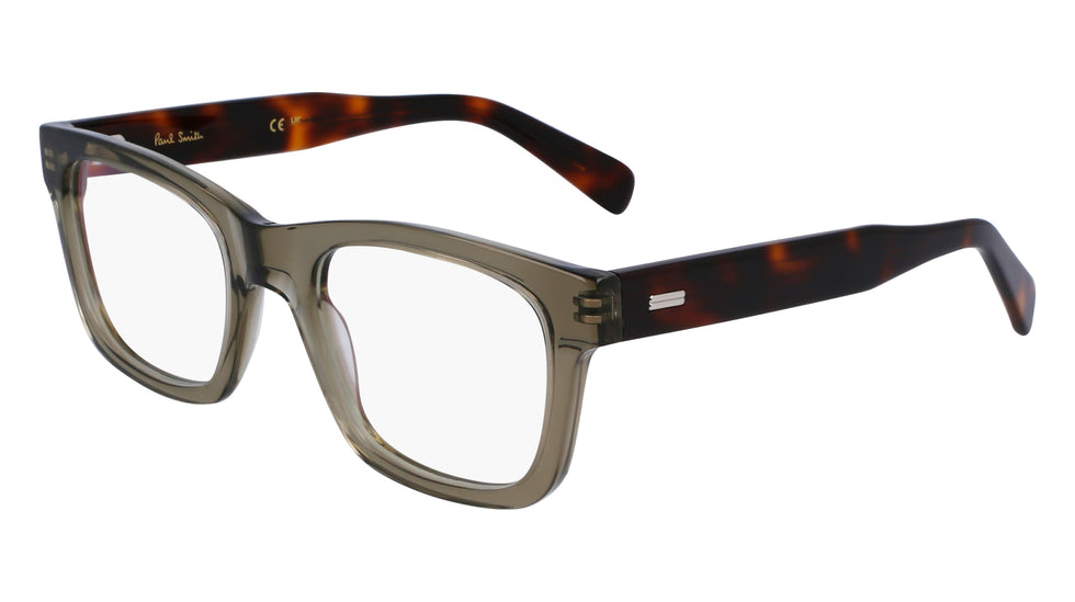 Paul Smith® Griffin PSM PSOP095 317 53 - 317 Transparent Khaki Eyeglasses