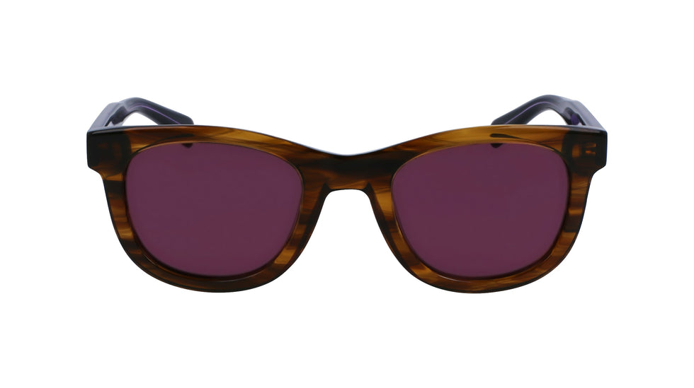 Paul Smith® Halons PSM PSSN098 210 51 - 210 Striped Brown Sunglasses