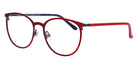 ProDesign Denmark® QUADRA 2 PDD QUADRA 2 4031 51 - Red Dark Matt Eyeglasses