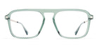 Mykita® SONU MYK SONU C191 Cypress Green/Shiny Silver 53 - Eyeglasses